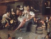 BOSCH, Hieronymus The temptation of the Bl Antonius china oil painting reproduction